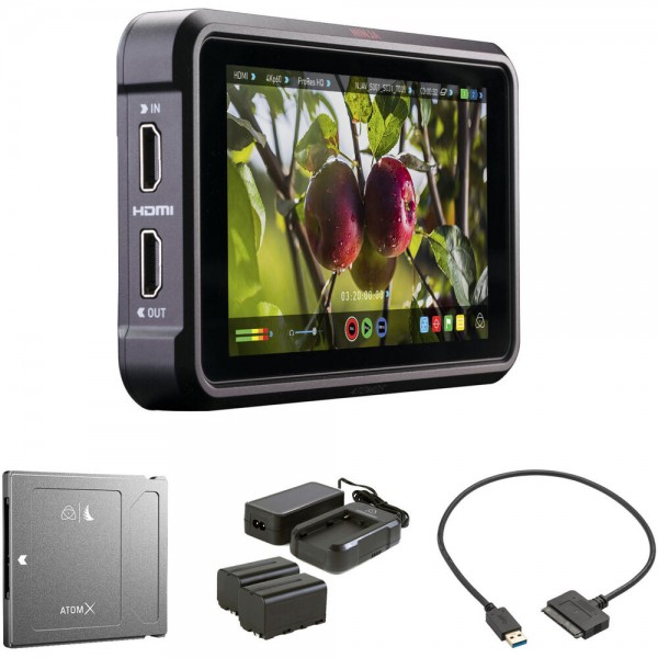 Atomos Ninja V 5" 4K Recording Monitor with 500GB Angelbird AtomX SSDmini Kit